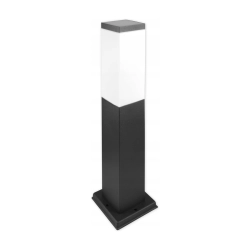 Lampa LED ogrodowa E27 HAV 6x6 45cm stojąca czarna