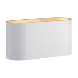 Kinkiet G9 SQU 80x80x160mm Biało złoty