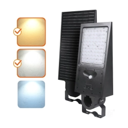 Oprawa solarna LED 30W 4800 lm IP65 – inteligentne oświetlenie z czujnikiem ruchu i zmierzchu