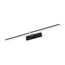 Lampa nad lustro VENUS 12W 60 cm Czarno-Złota 4200K