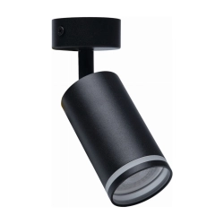 Reflektor SPOT RING RUCHOMY 55 x 100mm CZARNY