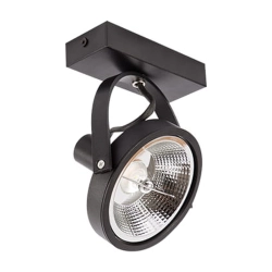 Spot AR111  LED LEO ruchomy x1 czarny
