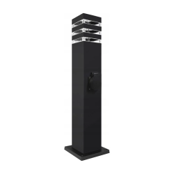 Lampa LED ogrodowa E27 9x9 60cm gniazdo