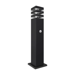 Lampa LED ogrodowa E27 9x9 60cm PIR