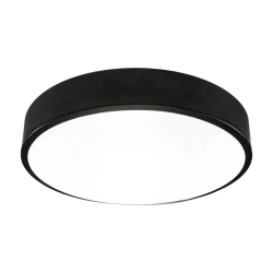 PLAFON LED 24W 4000K okrągły czarny 30cm