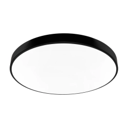 PLAFON LED 60W 4000K okrągły czarny 60cm