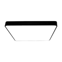 PLAFON LED 60W 4000K czarny kwadrat 60cm