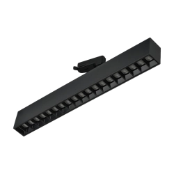 Lampa szynowa liniowa LED 24W 4000K 46 cm 3-fazowa czarna AXON DOT