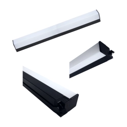 Lampa szynowa liniowa LED 30W 4000K 60 cm 1-fazowa czarna EMM