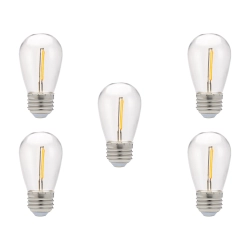 Żarówka FILAMENT LED E27 1W PLASTIC- 5PAK