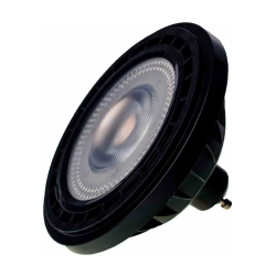 Żarówka GU10 12W AR111 3000K czarna  EL