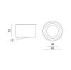 spot-gu10-led-bialy-okragly-krotki-5cm-natynkowy-wymiary