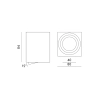 spot-gu10-led-bialy-kwadrat-wymiary