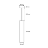 spot-gu10-czarny-led-29cm-wymiary