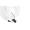 Donica-LED-40x75-230v-ip44-kwadrat-rgb-pilot-biala-podlaczenie