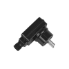 Donica-LED-40x75-230v-ip44-kwadrat-rgb-pilot-biala-wtyczka