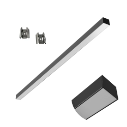 LAMPA LINIOWA LED ALLDAY 120cm 20W/30W/40W czarna