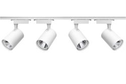 Oświetlenie szynowe 1-fazowe 4 x lampa LED 30W 6500K biała + szyna 2 m biała
