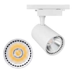 Lampa szynowa LED 20W 4000K 1-fazowa biała