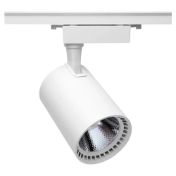 Lampa szynowa LED 30W 2700K 1-fazowa biała
