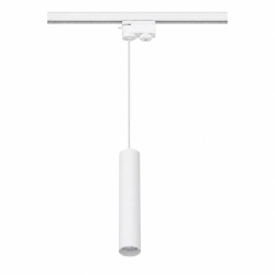 Reflektor szynowy na żarówkę GU10 TUBA 30cm zwis biały 1F