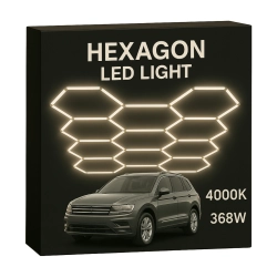 Zestaw modułowy LED HEXAGON 11 biały – 368W 4000K 40480 lm – oświetlenie plaster miodu