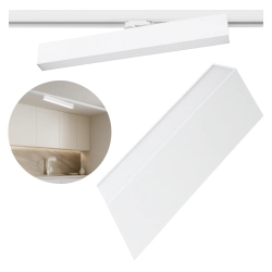 Lampa szynowa liniowa LED 25W 4000K 60 cm 3-fazowa biała AXON