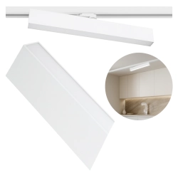 Lampa szynowa liniowa LED 20W 4000K 46 cm 3-fazowa biała AXON